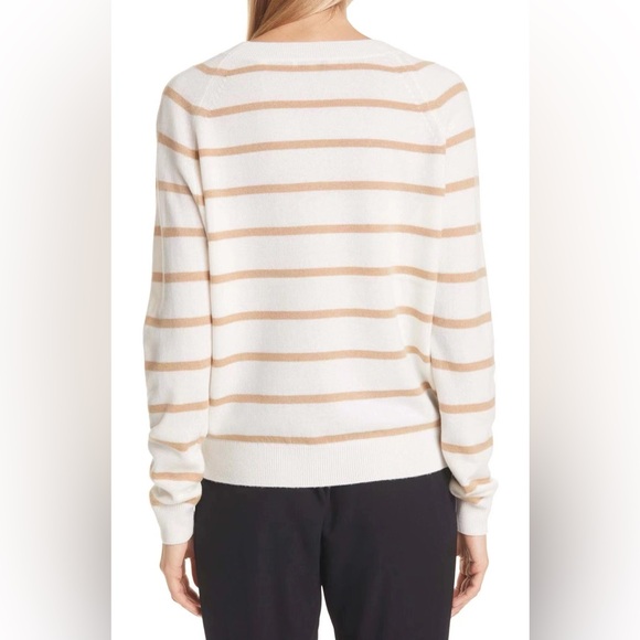 NWT Vince Striped Wool & Cashmere Blend Sweater Jumper - Picture 4 of 6